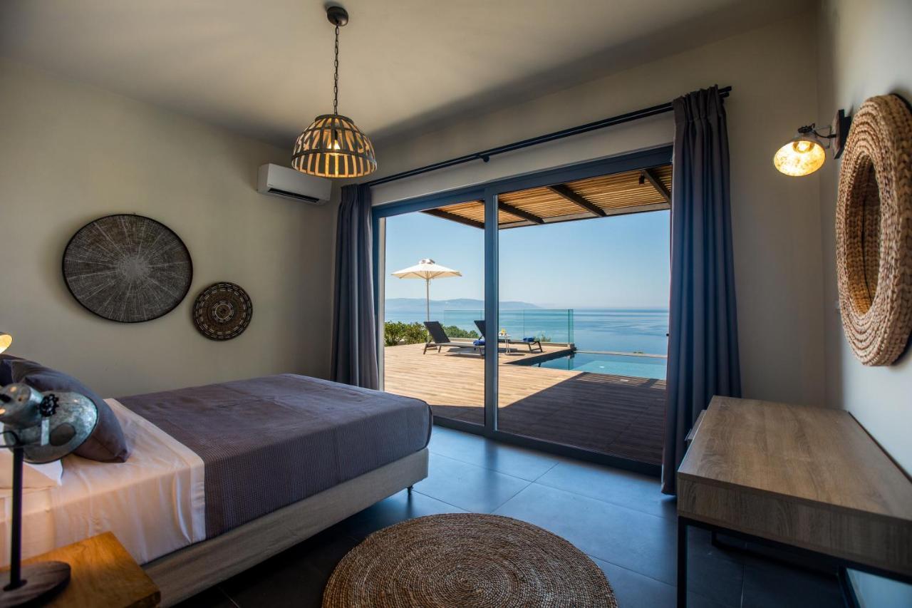 Brand New Villa Lefka With Private Pool At Platies Plateies المظهر الخارجي الصورة
